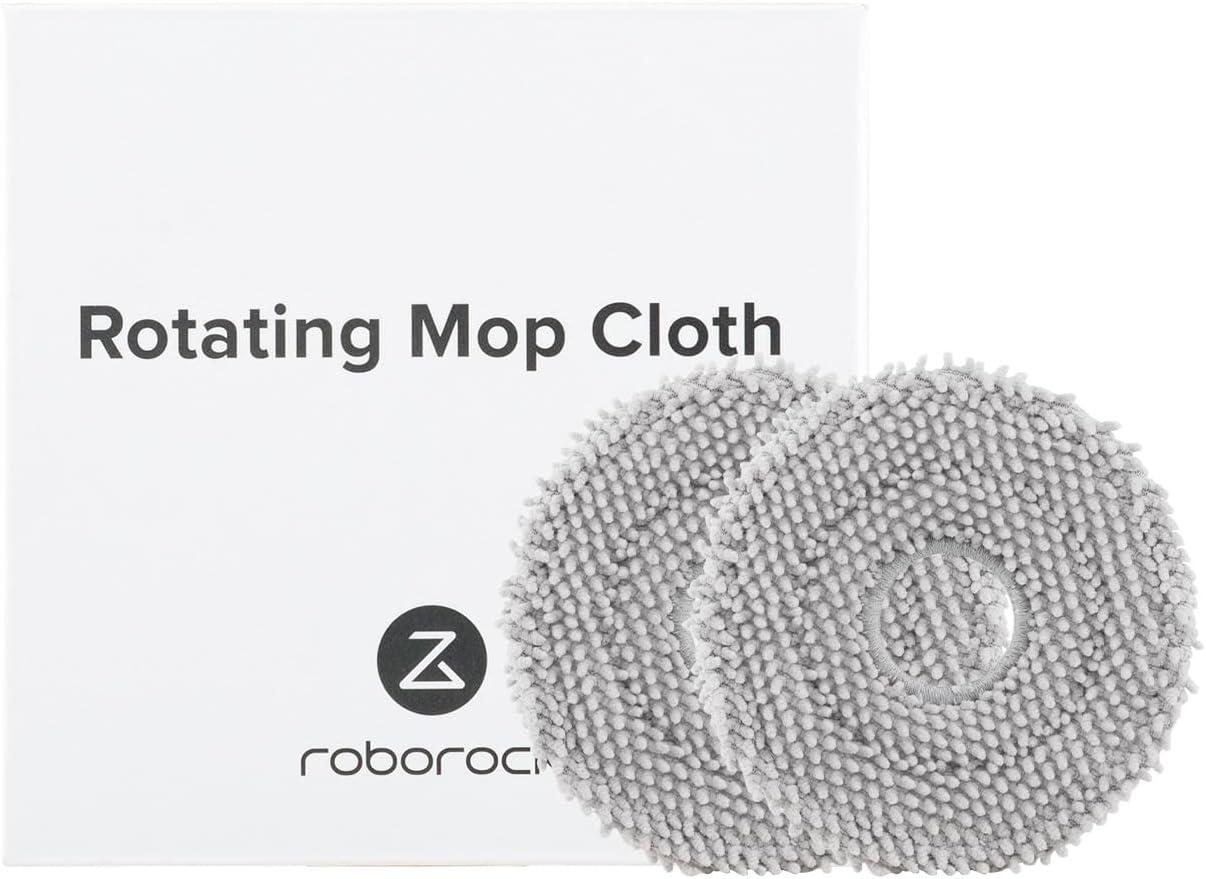 image:imageroborock 4 Pack Microfiber Mop Cloths for QV 35AQV 35SQR 5T7QR 598QR 798QR T78Qrevo LQV 798QX Revo PlusQR5980QR7980QR7985 Robot Vacuum Cleaner Mop Pad Replacement AccessoriesMop Cloth2