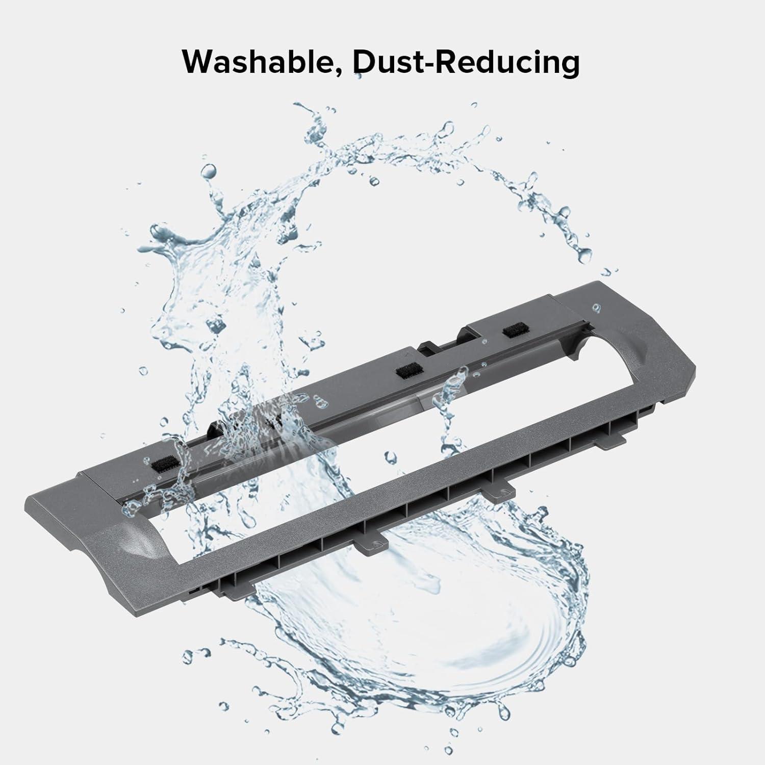 image:imageroborock Rubber Main Brush Cover Guards for S7 S7 Q7 Q7 Max Roller Brush Cover Replacement Parts WhiteMain Brush Cover Type D