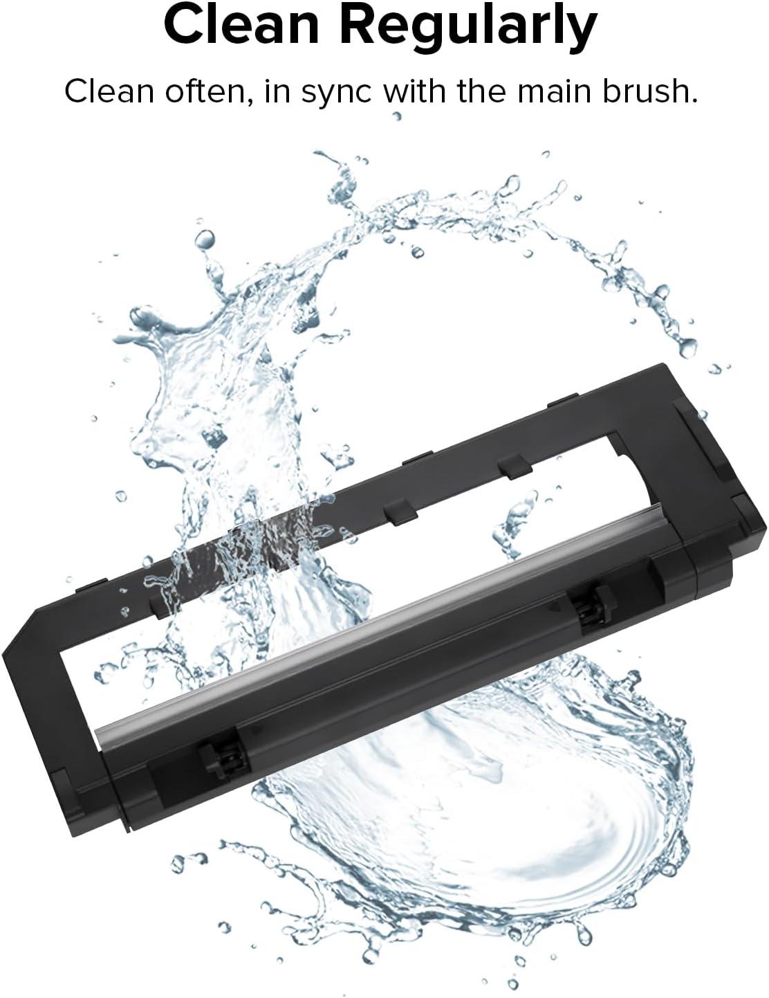image:imageroborock Rubber Main Brush Cover Guards for S7 S7 Q7 Q7 Max Roller Brush Cover Replacement Parts WhiteMain Brush Cover Type G