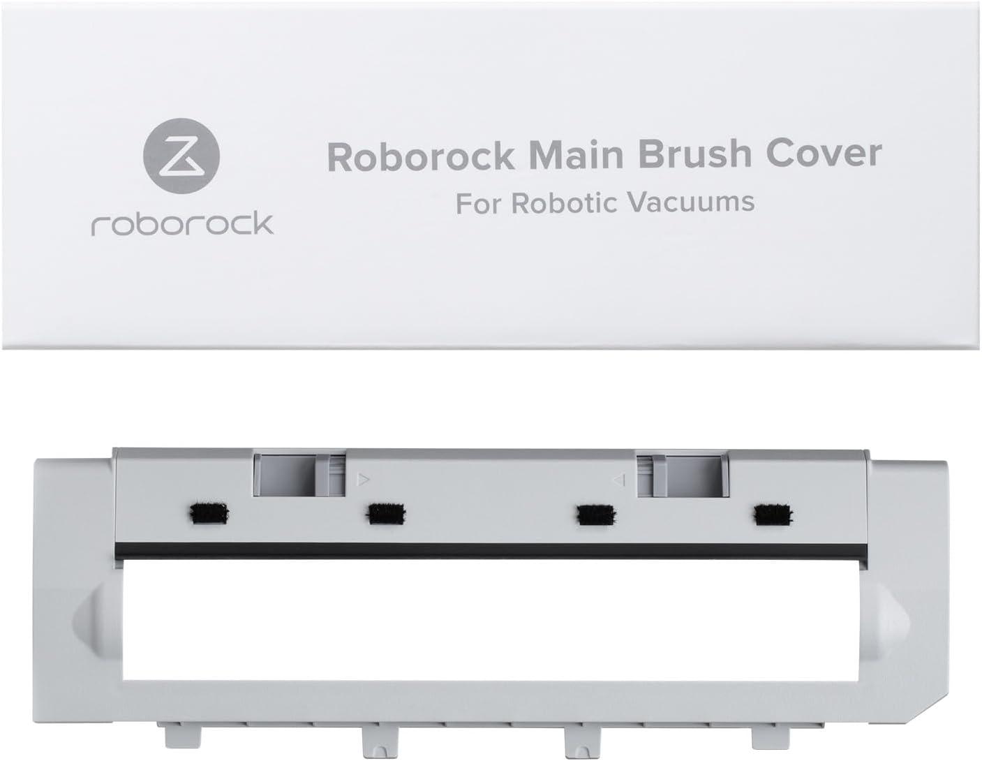 image:imageroborock Rubber Main Brush Cover Replacement Q Revo Qrevo MaxV Qrevo S and Q Revo Pro QV 35ARobot Vacuum Cleaner Roller Brush Cover Accessories Parts WhiteMain Brush Cover Type C