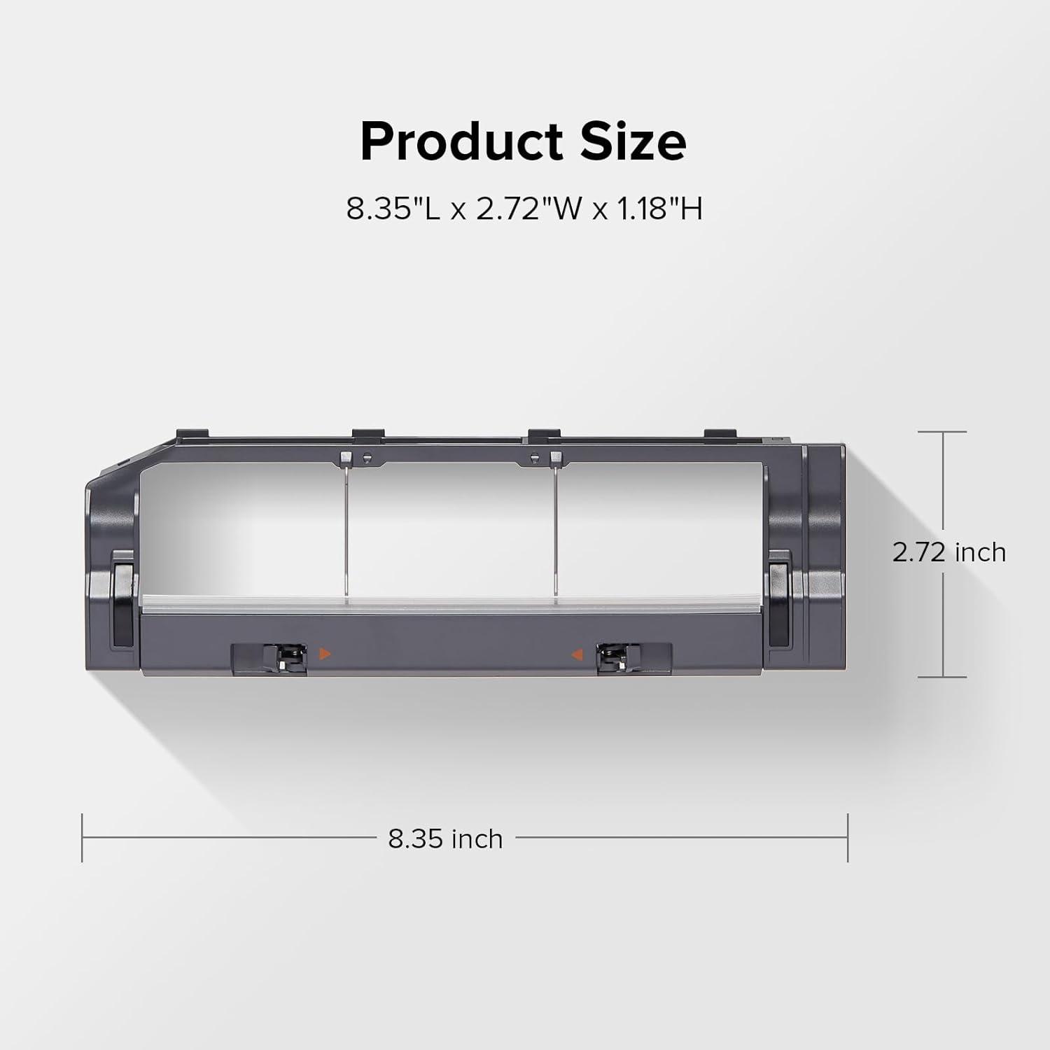 image:imageroborock Rubber Main Brush Cover Replacement for Q7 M5 Q7 M5 Q7 L5 Q7L5 Robot Vacuum Cleaners Light GrayE S4 S5 S6 Series Black