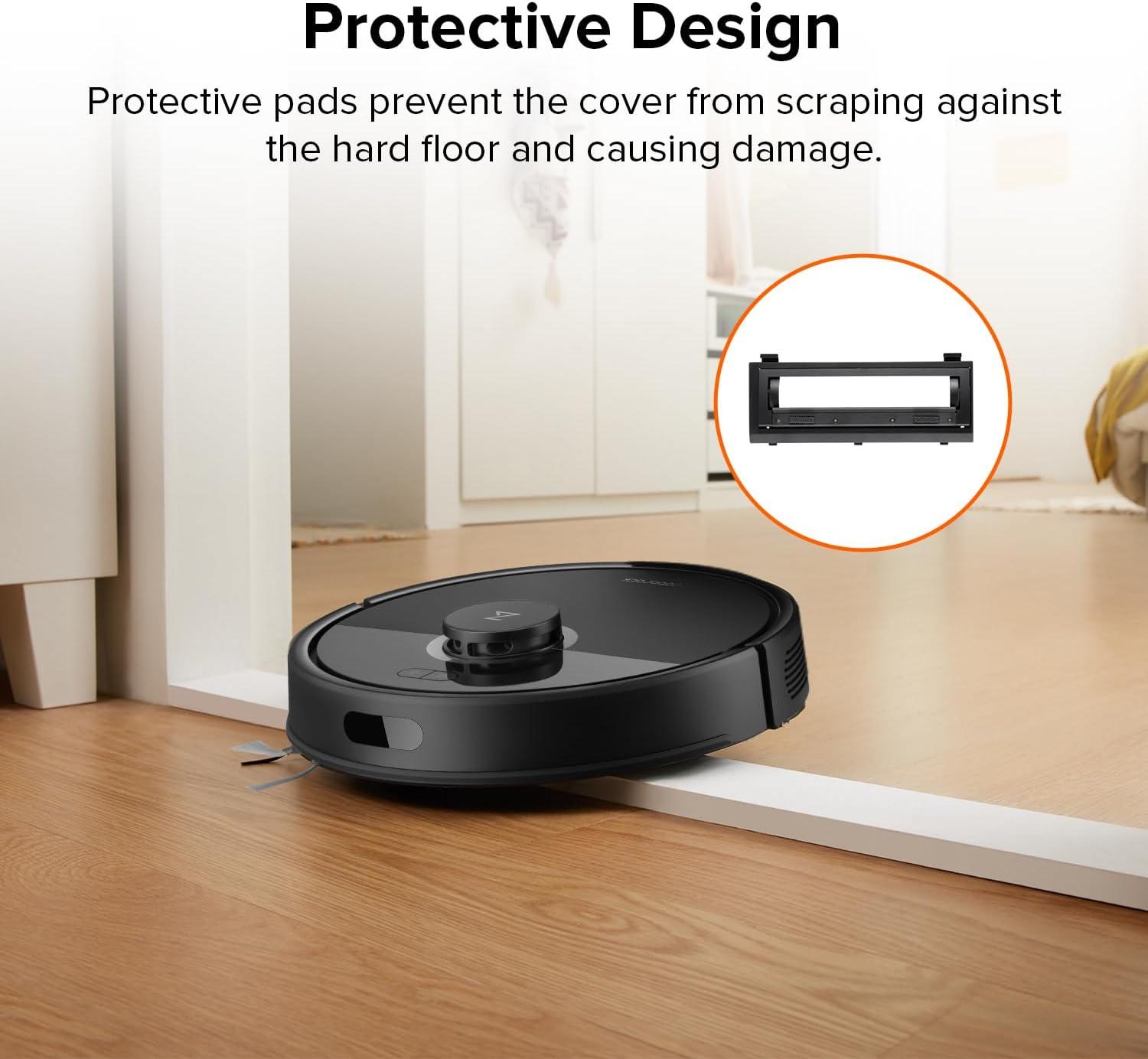 image:imageroborock Rubber Main Brush Cover Replacement for Q7 M5 Q7 M5 Q7 L5 Q7L5 Robot Vacuum Cleaners Light GrayMain Brush Cover2
