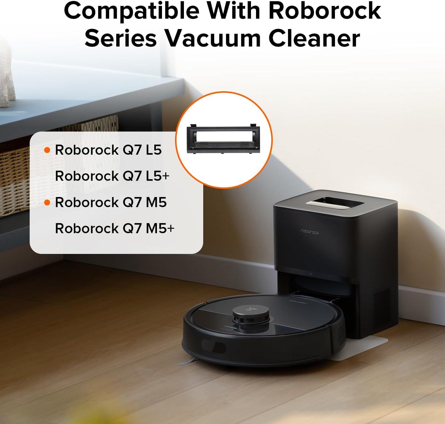 image:imageroborock Rubber Main Brush Cover Replacement for Q7 M5 Q7 M5 Q7 L5 Q7L5 Robot Vacuum Cleaners Light GrayMain Brush Cover2