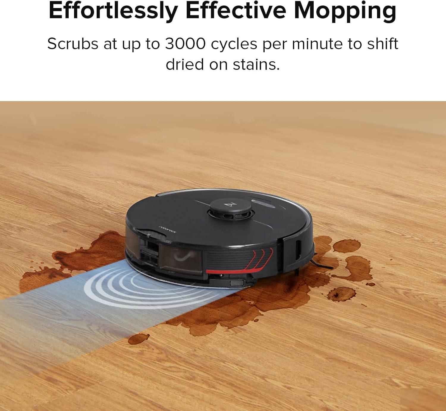 image:imageroborock S7MaxV Robot Vacuum Automatic Dust Collection 3L Dust Bag Holds up to 60 Days of Dust