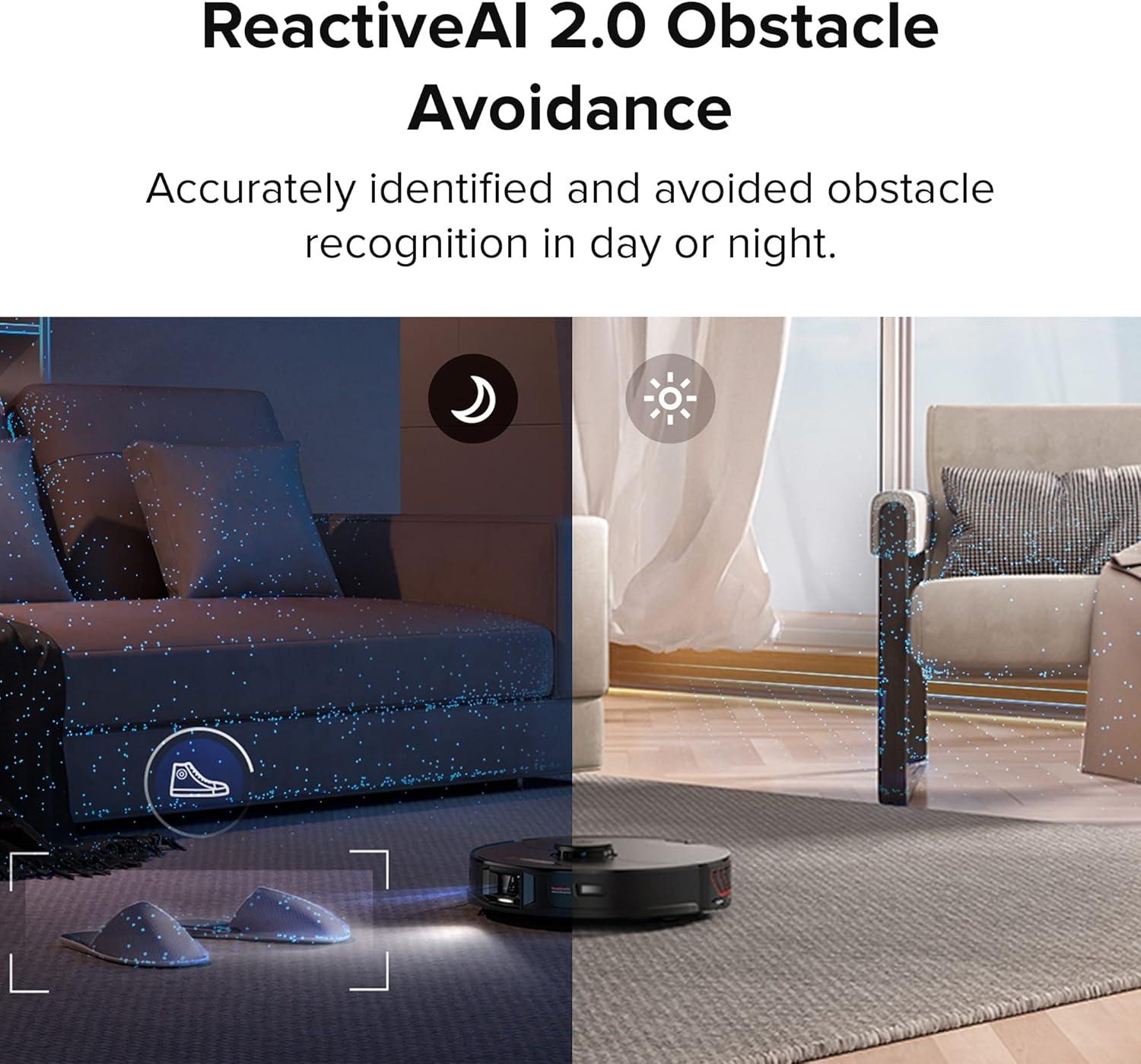 image:imageroborock S7MaxV Robot Vacuum Automatic Dust Collection 3L Dust Bag Holds up to 60 Days of Dust