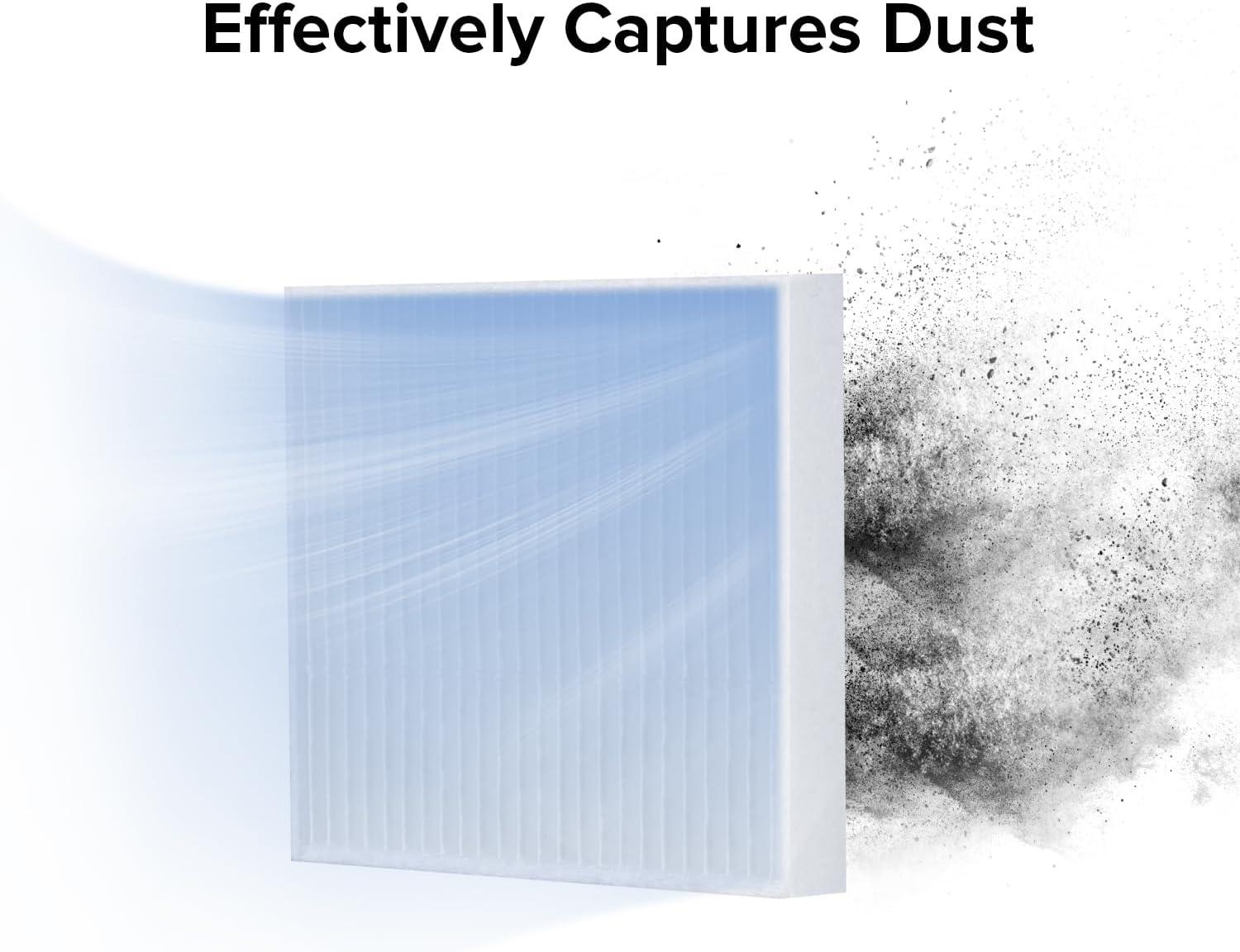 image:imageroborock Washable Filter for Roborock Q7 M5 Q7 M5 Q7 L5 Q7 L5 Robot Vacuum Cleaners 2Pcs Replacement Washable Filter for Robotic Vacuum