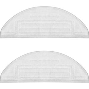 roborock Replacement Mop Cloths for Q10 S5/ Q10 S5+/ S8 Pro/ Q10V/ Q10 VF/ S8 Pro+/ Q10V+/ Q10V+/ Q10 VF+/ Q10 VF5+ MX, Compatible with Single Vibrating Zone Mop Mount, 2-Pack(Single Sonic Zone)