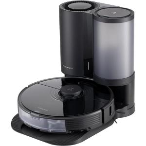 roborock S7+ Robot Vacuum and Sonic Mop with Self-Empty Dock, Stores up to 60-Days of Dust, Auto Lifting Mop, Ultrasonic Carpet Detection, 2500Pa Suction