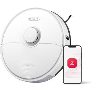 roborock S8 Robot Vacuum and Mop Cleaner, DuoRoller Brush, 6000Pa Suction, ReactiveAI 2.0 Obstacle Avoidance, Sonic Mopping, Auto Lifting Mop, Works with Alexa, Perfect for Pet Hair, White (Renewed)