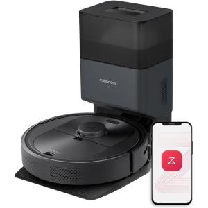 roborock Q5+ Robot Vacuum with Self-Empty Dock, Hands-Free Cleaning for up to 7 Weeks, 2700Pa Max Suction, 180mins Max Run-Time, Compatible with Alexa, Perfect for Hard Floors, Carpets, and Pet Hair