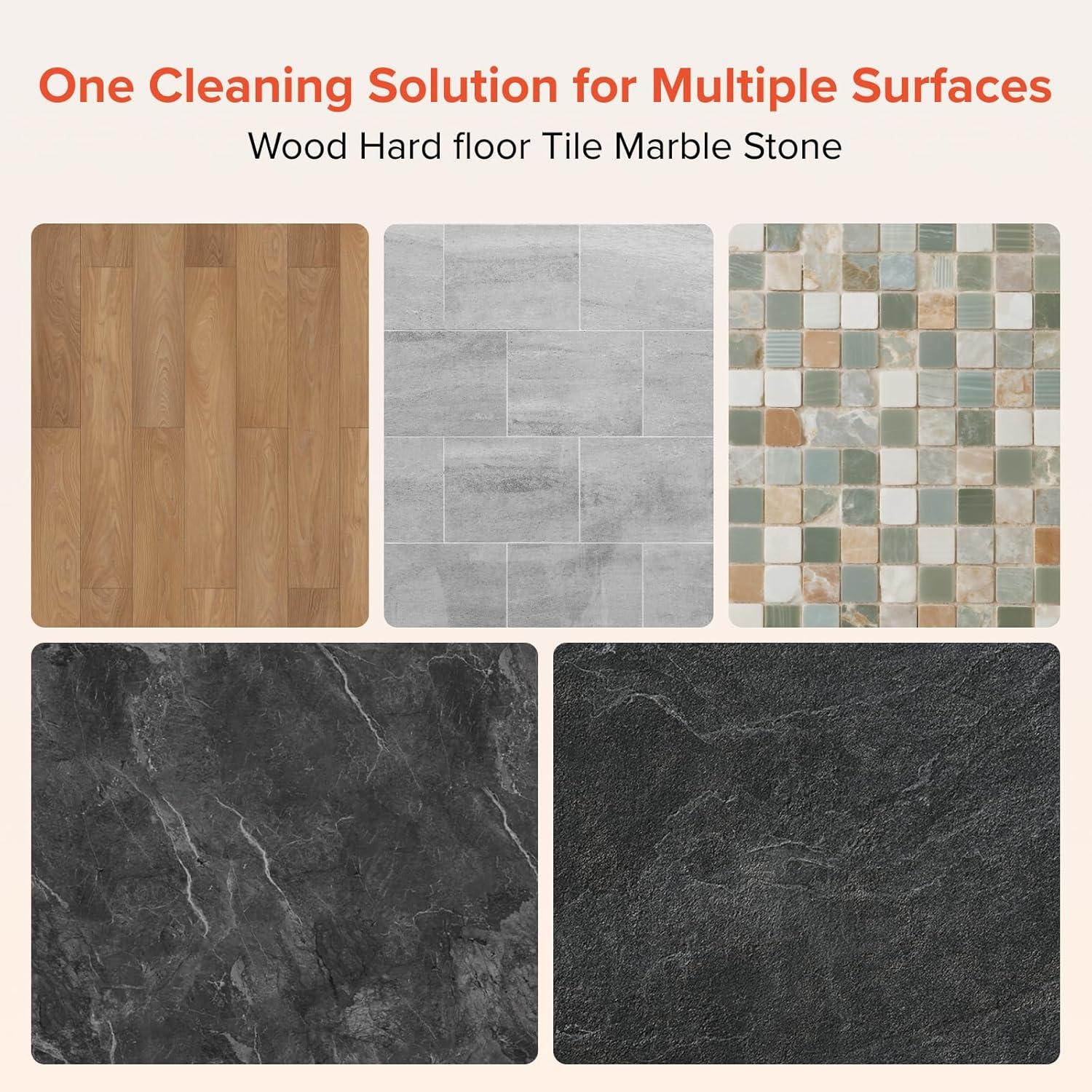 image:imageroborock Foam Floor Cleaning Solution Compatible with F25 ACE Pro Wet Dry Vacuum Cleaner Floor Cleaner for Hardwood Tile Hardfloor Ideal for Kitchen Mess Pet Zone 162 FL OZ Dilution Ratio 1200