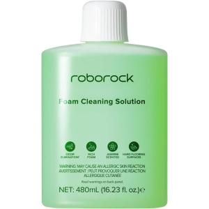 roborock Foam Floor Cleaning Solution, Compatible with F25 ACE Pro Wet Dry Vacuum Cleaner, Floor Cleaner for Hardwood Tile Hardfloor, Ideal for Kitchen Mess, Pet Zone, 16.2 FL OZ, Dilution Ratio 1:200