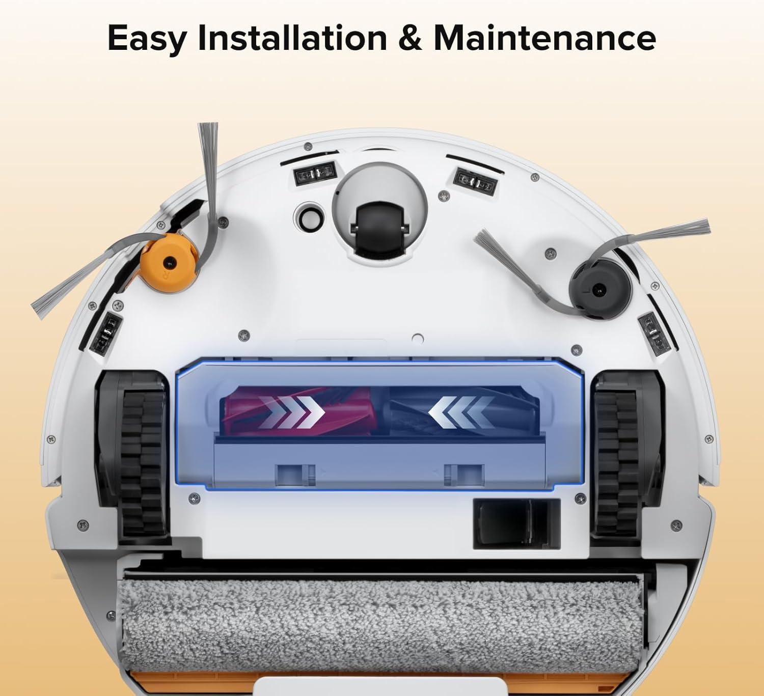 image:imageroborock Main Brush Cover for Qrevo Curv 2 Flow Robot Vacuums Light Gray