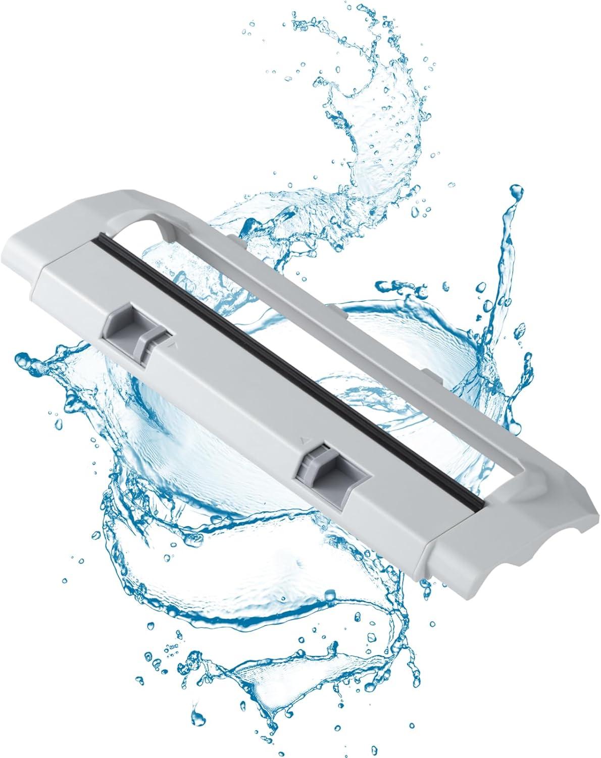 image:imageroborock Main Brush Cover for Qrevo Curv 2 Flow Robot Vacuums Light Gray