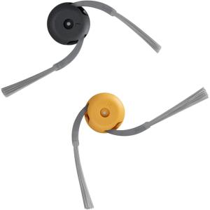 roborock Side Brushes Replacement (2 Pieces) for Qrevo Curv 2 Flow Robot Vacuum Cleaner, Gray& Yellow