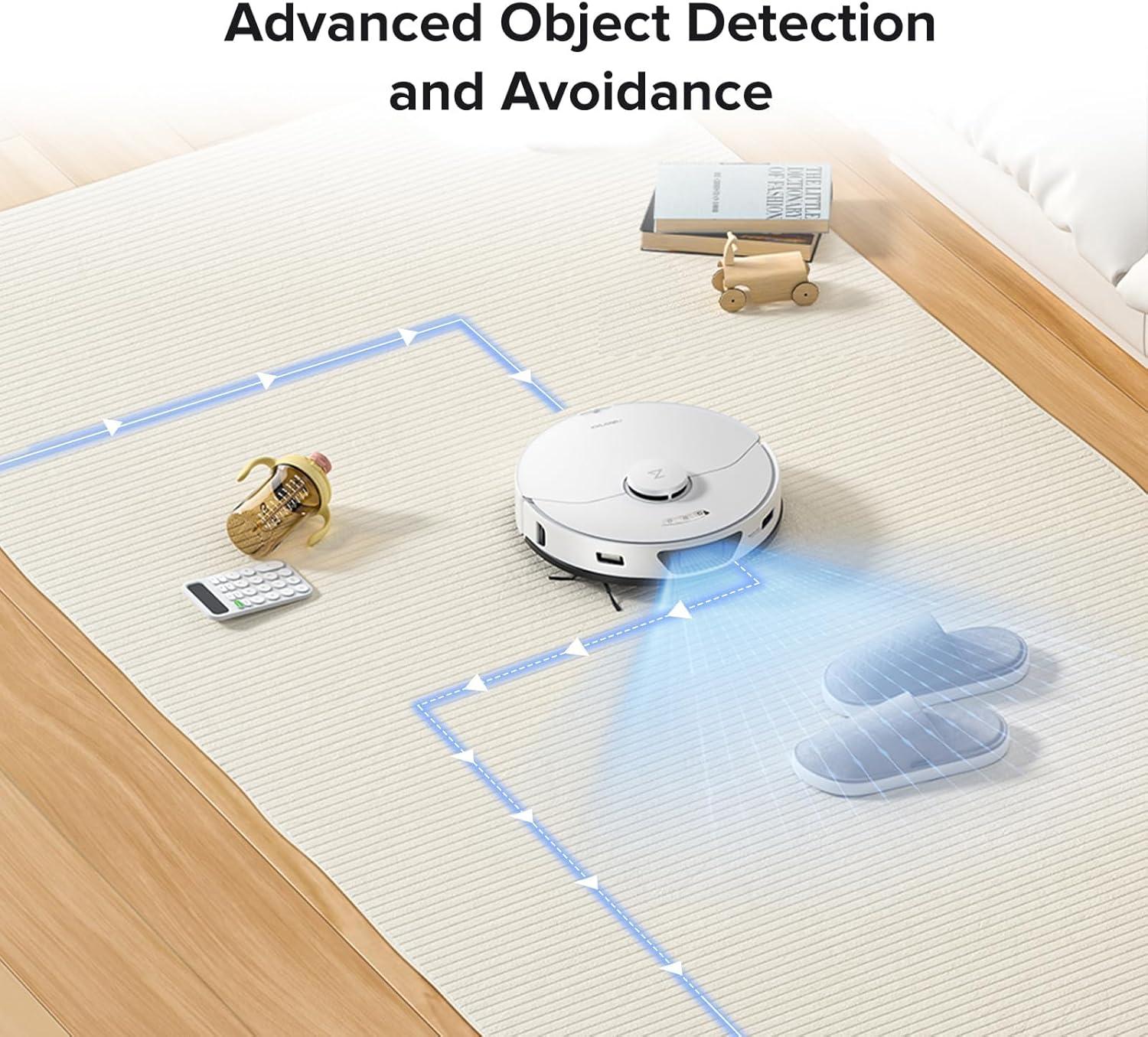 image:imageroborock S7 Max Ultra Robot Vacuum and Mop Combo Auto Mop Drying Auto Mop Washing SelfEmptying SelfRefilling 5500Pa Suction Reactive Tech Obstacle Avoidance White RenewedS7MaxUltraWhite