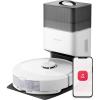 image:imageroborock Q8 Max Robot Vacuum and Mop SelfEmptying HandsFree Cleaning for up to 7 Weeks Reactive Tech Obstacle Avoidance 5500 Pa Suction DuoRoller Brush APPControlled Mopping White