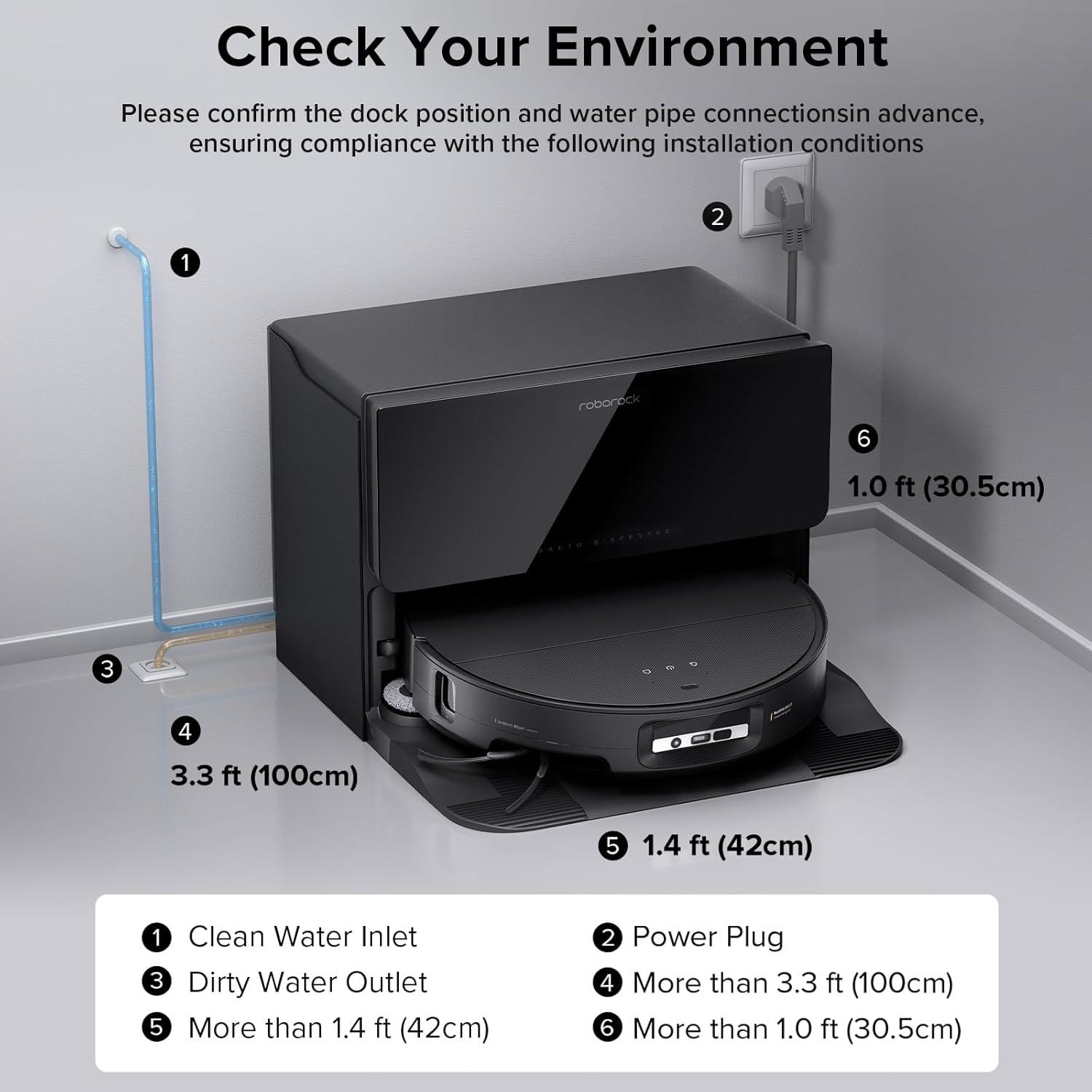 image:imageroborock Saros 20 Sonic Robot Vacuum and Mop 36000Pa Suction 346 in DoubleLayer Threshold Reactive AI 30 Obstacle Recognition 212F Hot Water Wash ZeroTangling 314 Ultra Slim BlackBlack03