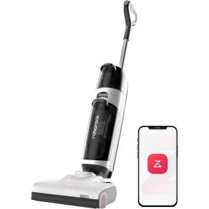 roborock Dyad Air Wet Dry Vacuum Cleaner, Cordless Vacuum Mop Combo with 17000Pa Power Suction, Long Battery, Edge Cleaning, Hardwood Floor Cleaner with Self-Cleaning & Drying System (Refurbished)(Dyad Air)