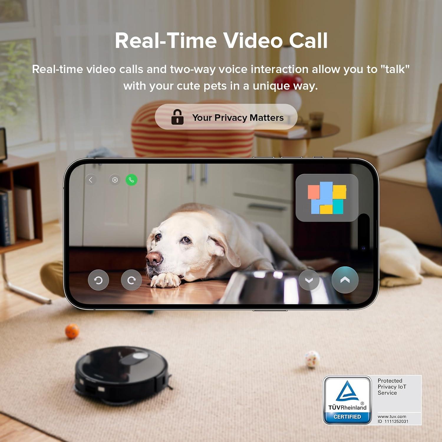 image:imageroborock Qrevo Slim Robot Vacuum and Mop Combo 82cm UltraSlim 3D Sensing Tech Advanced Obstacle Recognition 11000Pa Suction FlexiArm Side Brush amp Mop SelfEmptying RenewedQrevo Slim