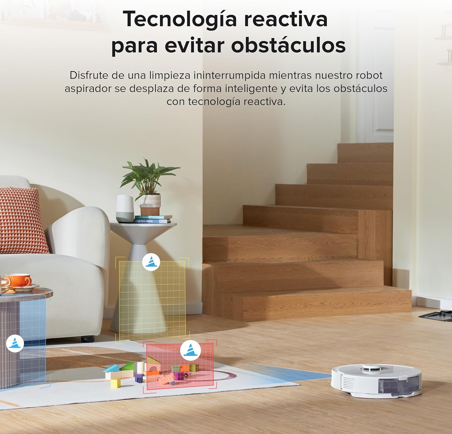 image:imageroborock Q5 Pro Robot Vacuum and Mop SelfEmptying 5500 Pa Max Suction DuoRoller Brush HandsFree Cleaning for up to 7 Weeks Precise Navigation Perfect for Hard Floors Carpets and Pet HairWhite01