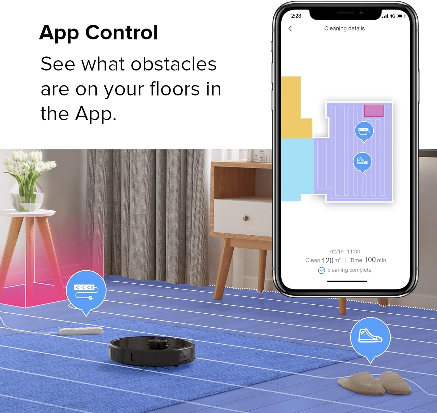 image:imageroborock Q5 Pro Robot Vacuum and Mop SelfEmptying 5500 Pa Max Suction DuoRoller Brush HandsFree Cleaning for up to 7 Weeks Precise Navigation Perfect for Hard Floors Carpets and Pet HairBlack06