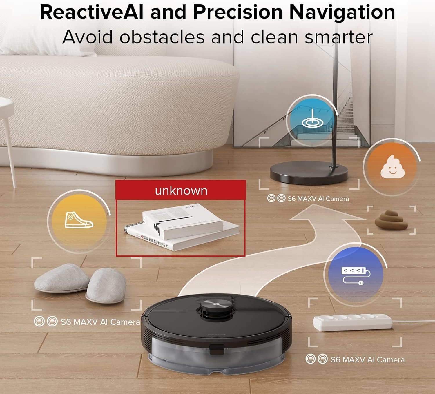 image:imageroborock Q5 Pro Robot Vacuum and Mop SelfEmptying 5500 Pa Max Suction DuoRoller Brush HandsFree Cleaning for up to 7 Weeks Precise Navigation Perfect for Hard Floors Carpets and Pet HairBlack06