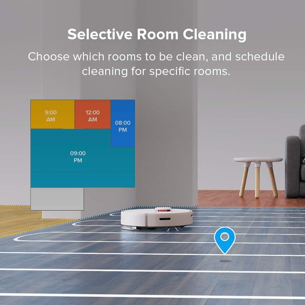 image:imageroborock Q5 Pro Robot Vacuum and Mop SelfEmptying 5500 Pa Max Suction DuoRoller Brush HandsFree Cleaning for up to 7 Weeks Precise Navigation Perfect for Hard Floors Carpets and Pet HairWhite02