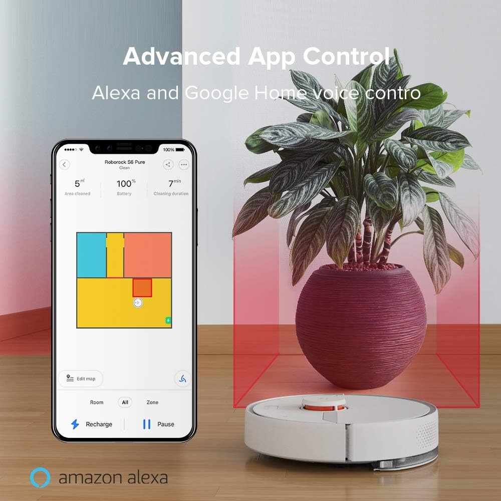image:imageroborock Q5 Pro Robot Vacuum and Mop SelfEmptying 5500 Pa Max Suction DuoRoller Brush HandsFree Cleaning for up to 7 Weeks Precise Navigation Perfect for Hard Floors Carpets and Pet HairWhite02