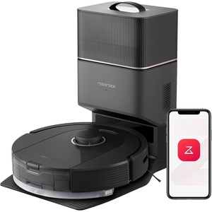 roborock Q5 Pro+ Robot Vacuum and Mop, Self-Emptying, 5500 Pa Max Suction, DuoRoller Brush, Hands-Free Cleaning for up to 7 Weeks, Precise Navigation, Perfect for Hard Floors, Carpets, and Pet Hair(Dark Gray)