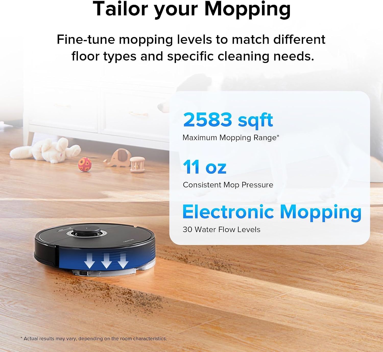 image:imageroborock Q7 Max Robot Vacuum and Mop with AutoEmpty Dock Pure HandsFree Cleaning for up to 7 Weeks APPControlled Mopping 4200Pa Suction NoMopampNoGo Zones 180mins RuntimeRenewedBlack